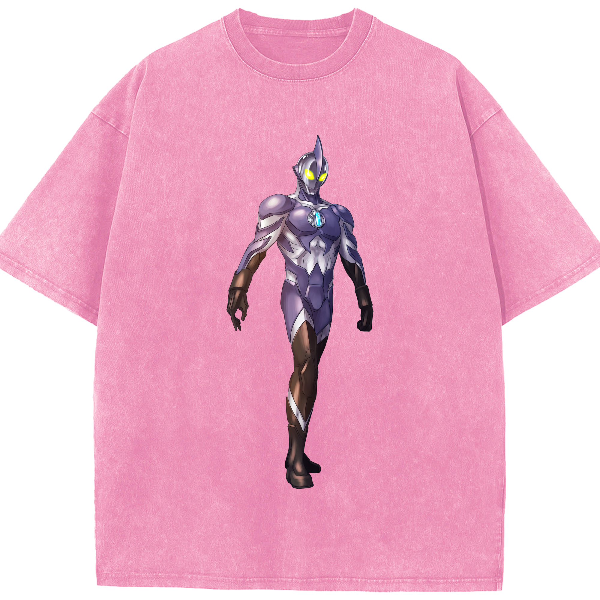 （画像用） ウルトラマン Ultraman 綿100% ヴィンテージ風 半袖Tシャツ（フロントプリント）